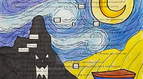 blackout poetry - DragonBin
