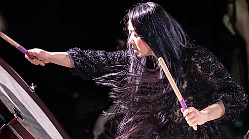 Trommelworkshop mit Lin Chen-Sievers