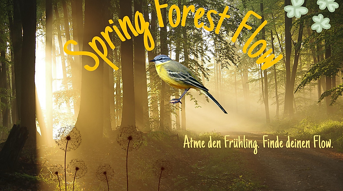 Waldbaden im Frühling