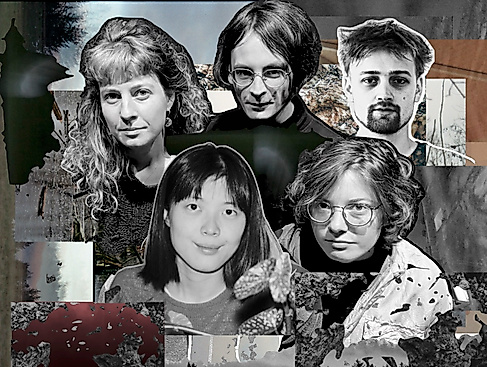 Künstlerische Porträt-Collage