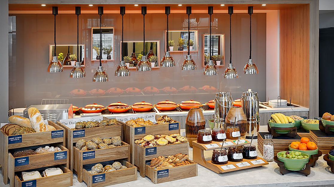 Hotel Holiday Inn Hamburg Hafen City: Frühstückssaal