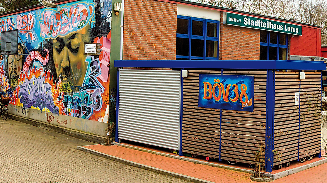 Das Stadtteilhaus im Panorama