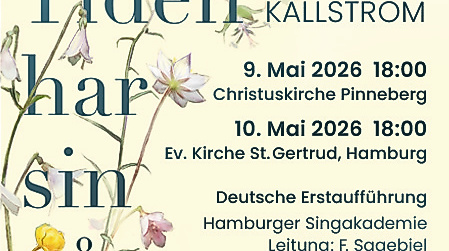 Werbeplakat für Konzert Noth Polka mit "Tiden har sin gång"