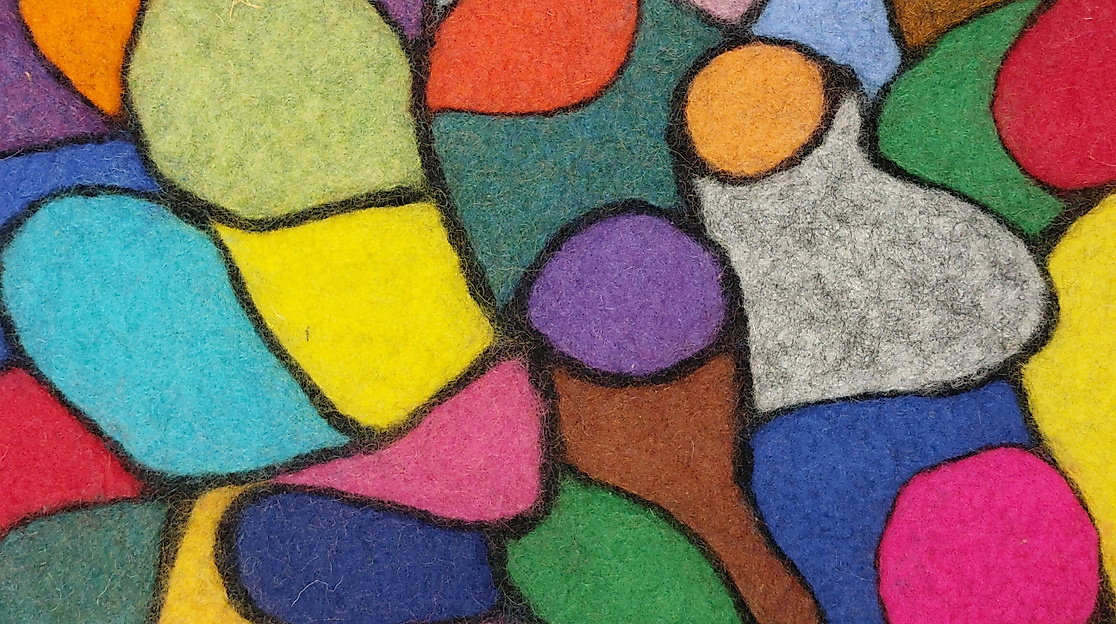 Mosaikfilzen - Was uns glücklich macht