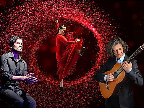Flamenco-Passion in Rot