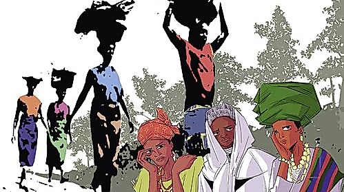 Titel „Rest for the Weary“ von der Künstlerin Gift Amarachi Ottah