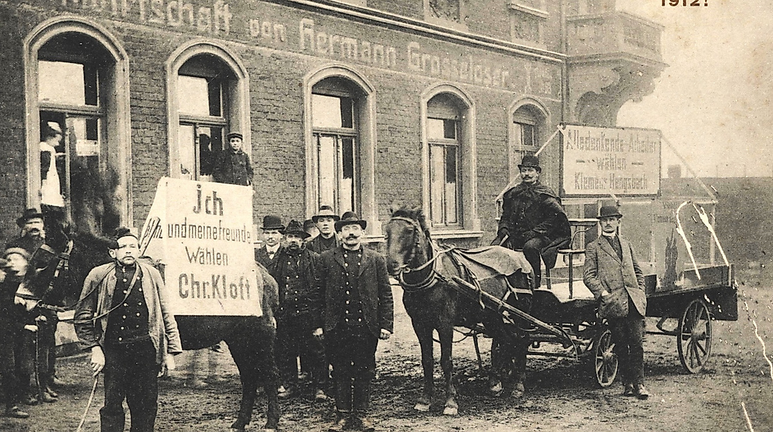 Wahlkampf für die Reichstagwahl 1912