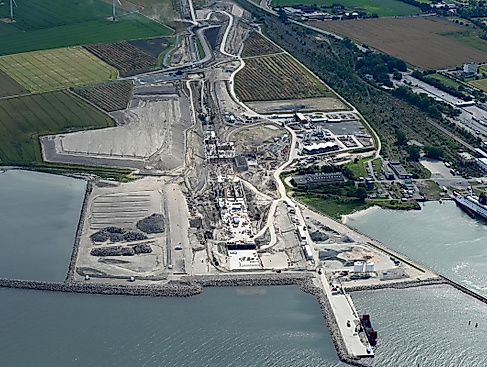 Tunnelportal Puttgarden auf Fehmarn