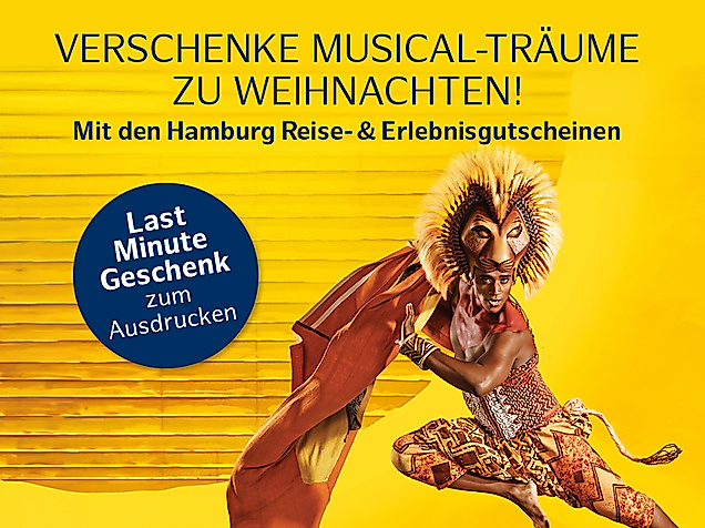 Last Minute Geschenk Weihnachten Musical Gutschein