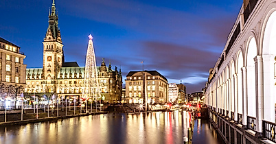 Weihnachtsmarkt Rathausmarkt Hamburg