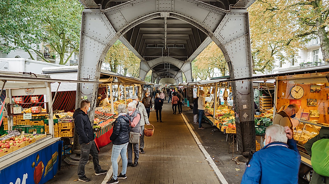 Isemarkt in Hamburg