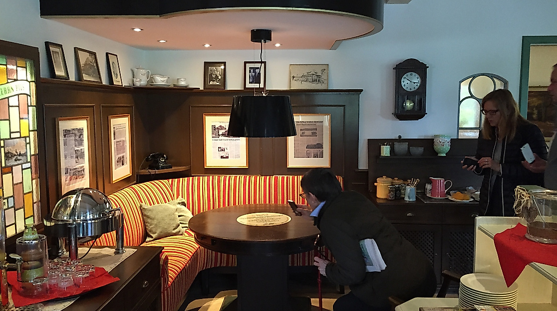 Verhandlungstisch im Landgasthof Hoheluft