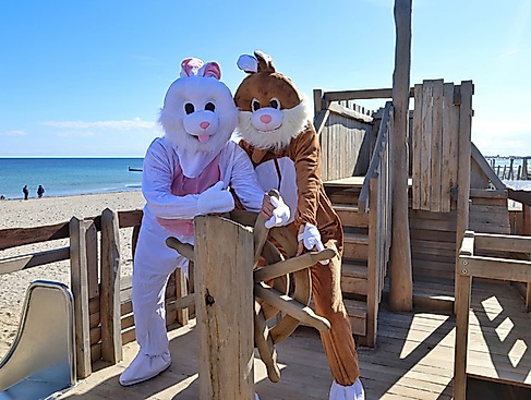 Osterhasen-Autogramm-Stunde