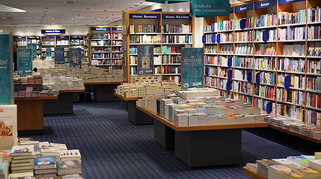 Die Thalia Buchhandlung im Alster-Einkaufszentrum