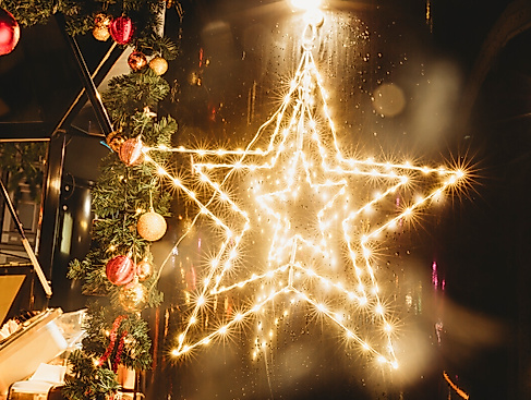Leuchtender Weihnachtsstern