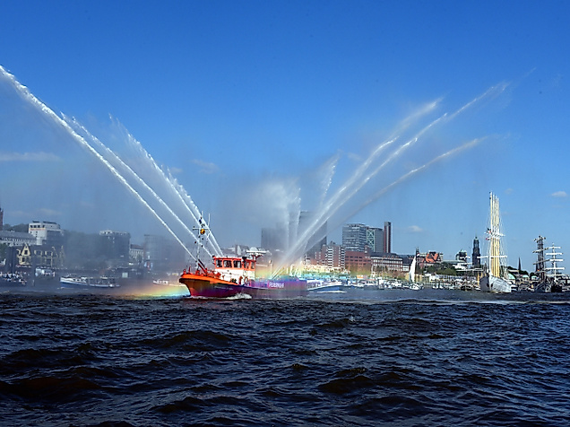 Große Einlaufparade