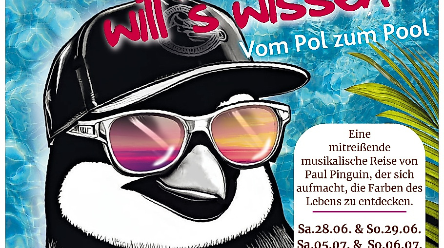 Poster und Flyer Paul Pinguin will's wissen