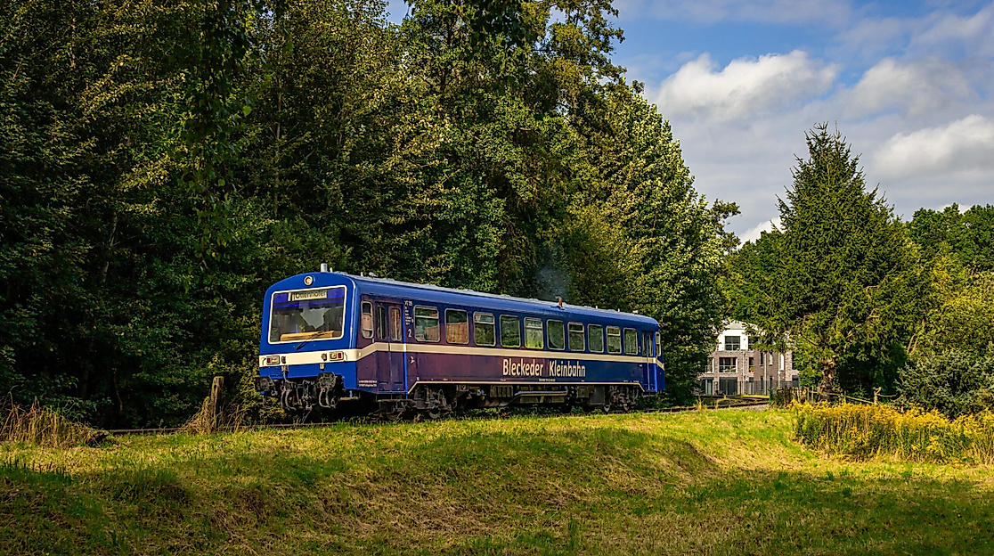 Triebwagen VT125 der Bleckeder Kleinbahn