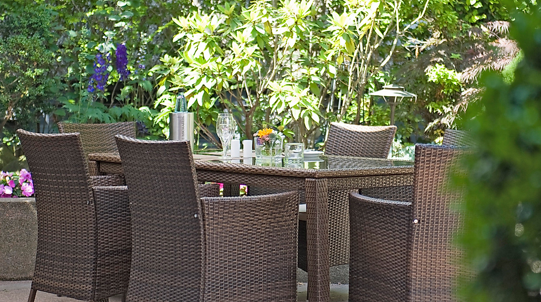 Hotel Engel Hamburg: Bistro Garten