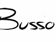 Stilisierter Schriftzug 'Busso'