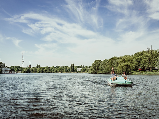 Aussenalster Tretboot