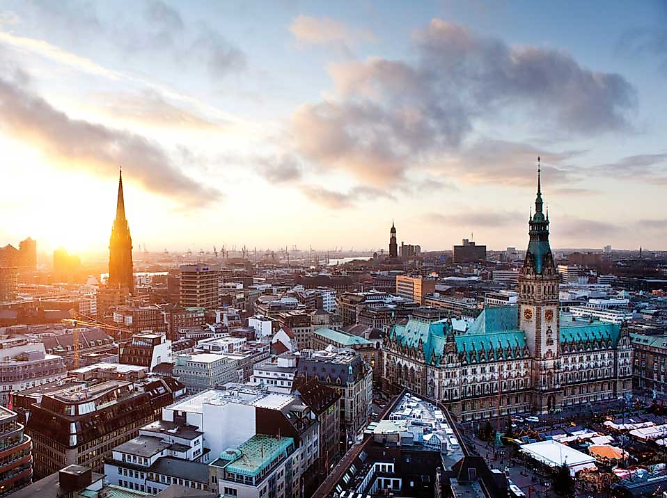 Hamburg von Oben Neustadt