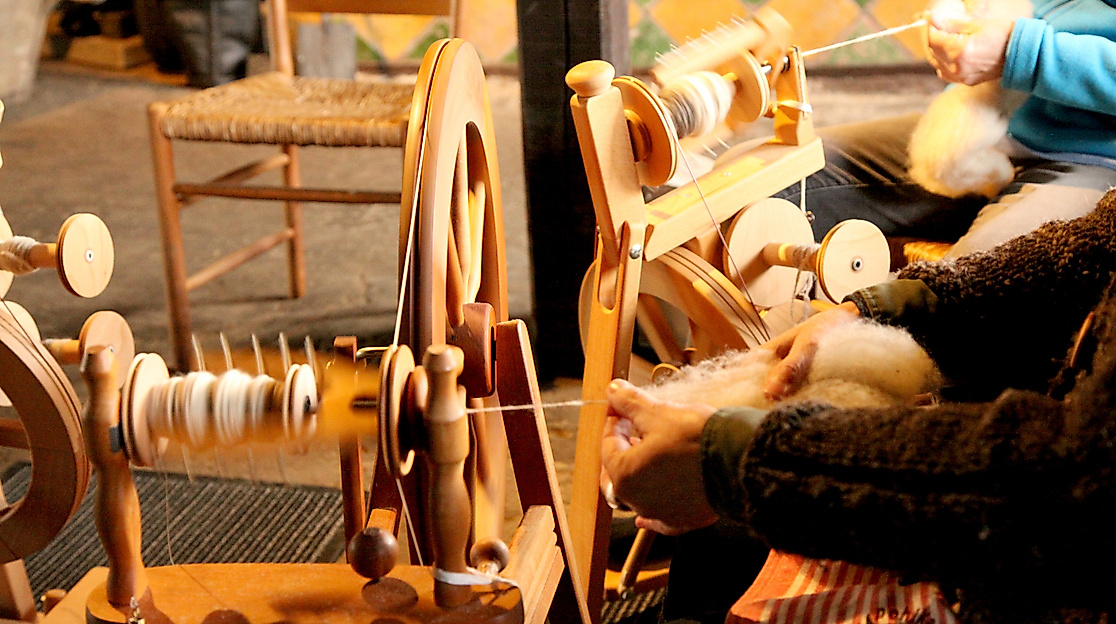Spinnkurs im Rieck Haus