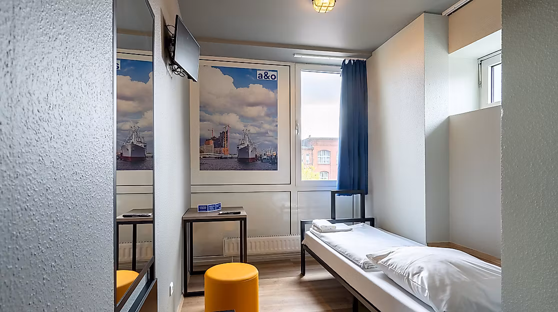 a&o City Hotel Hammer Kirche Hamburg: Einzelzimmer