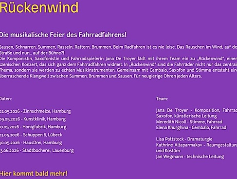 Fahrradkonzert in Lauenburg