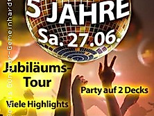5 Jahre Bootsparty - Jubiläumstour