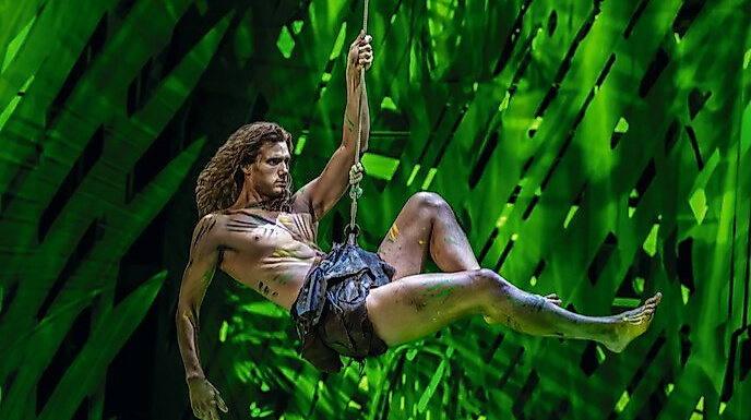 Szenenbild Disneys Musical TARZAN: Erwachsener Tarzan 