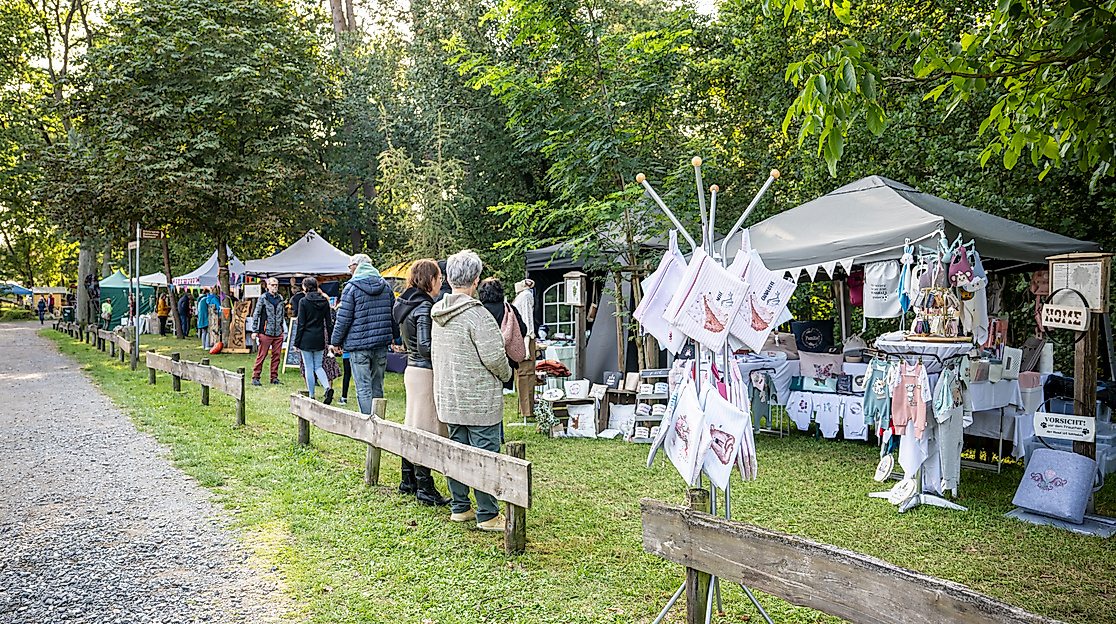 Mühlenfest Stände