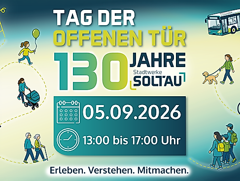 130 Jahre Stadtwerke Soltau - Einladung zum Tag der offenen Tür