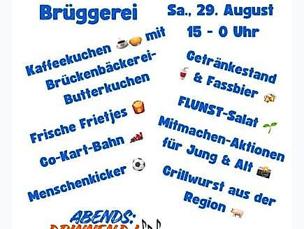 Dorfsommerfest der Brüggerei - wir feiern wieder!