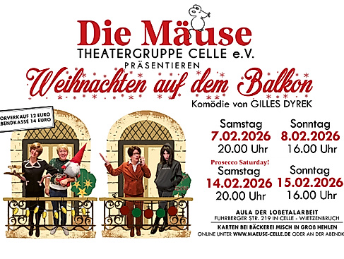 Premiere "Weihnachten auf dem Balkon" der Theatergruppe "Die Mäuse"