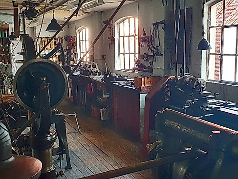 Drahtzug in der Ottensener Drahtstiftefabrik Feldtmann (2022)