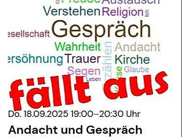 Andacht und Gespräch