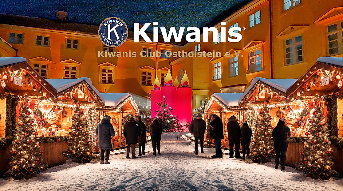 Der traditionelle Weihnachtsmarkt im schönen Ambiente des Eutinner Schlosses