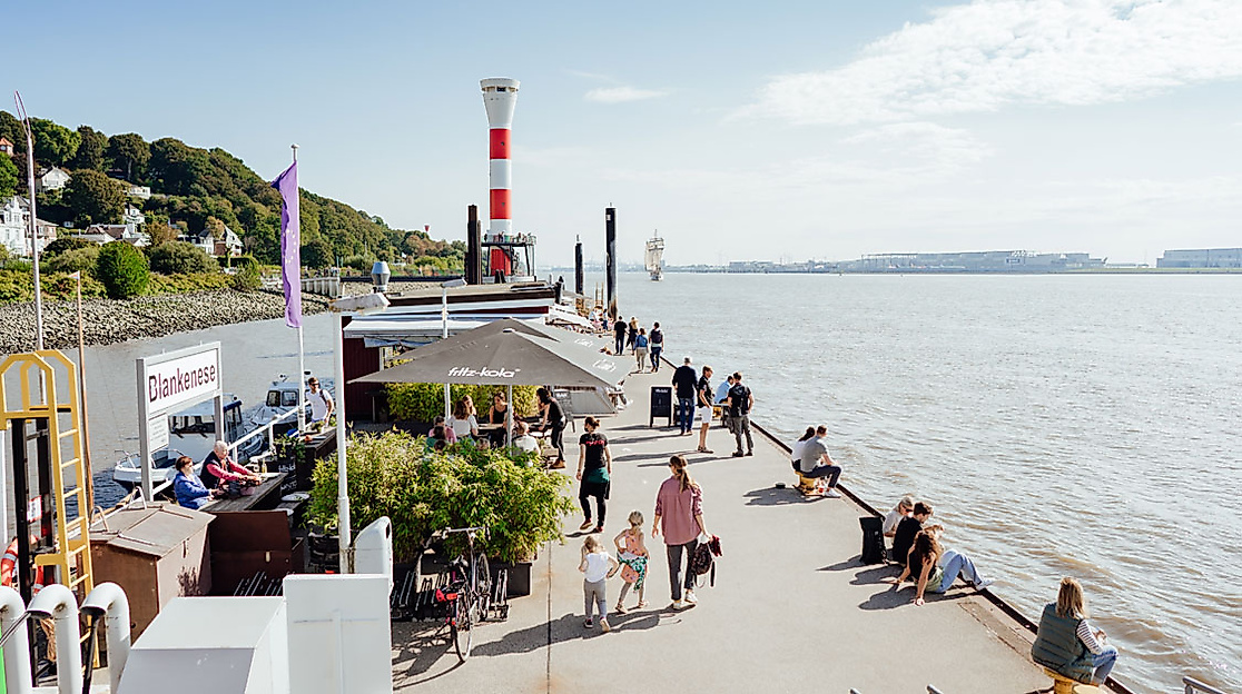 Ponton op'n Bulln in Hamburg
