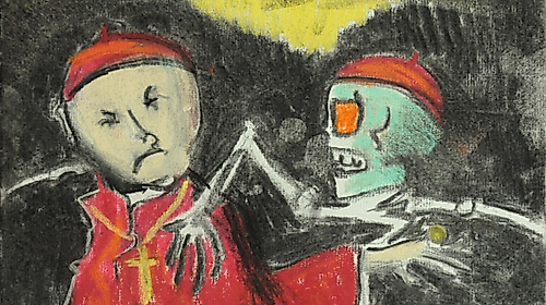 Ausstellung: Der kleine Lübecker Totentanz  von Michaela Berning-Tournier