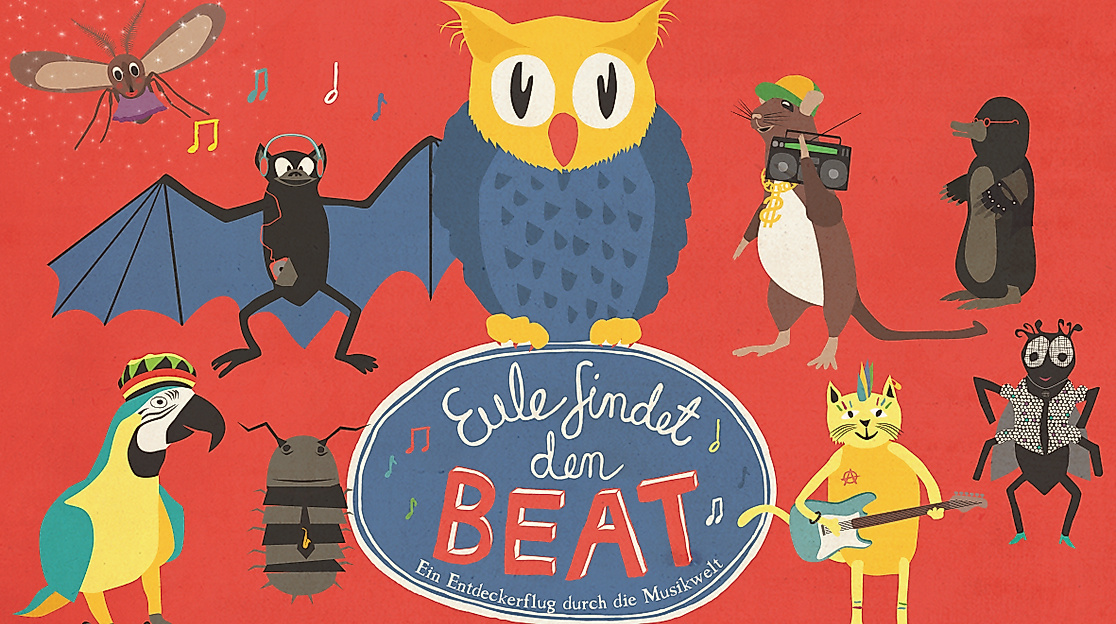 Eule findet den Beat