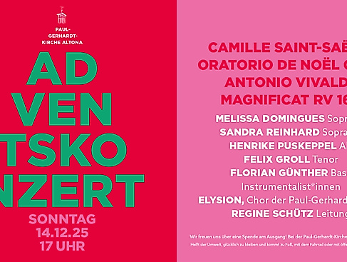 Einladung zum Adventskonzert mit Elysion - der Chor der Paul-Gerhardt-Kirche