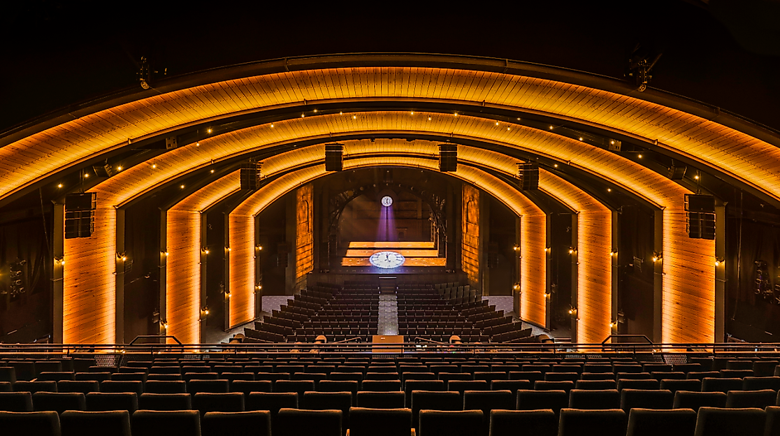 [Translate to English:] Bühne des Mehr! Theaters für Harry Potter