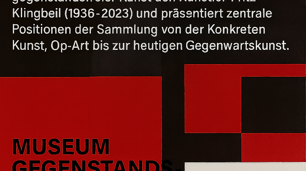 Fritz Klingbeil, Reduktion auf das Wesentliche, Museum gegenstandsfreier Kunst
