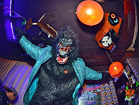 Sommersalon Affenmaske