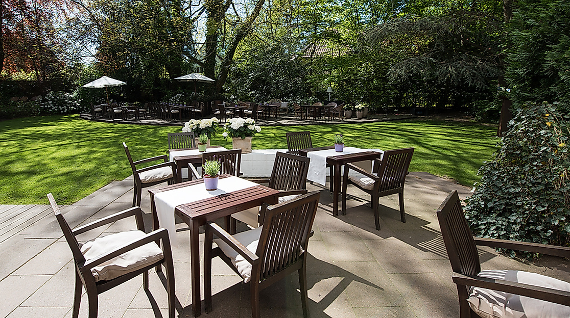 Privathotel Lindtner Hamburg: Terrasse