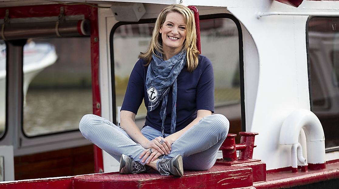 Hafenschnackerin Maike Brunk