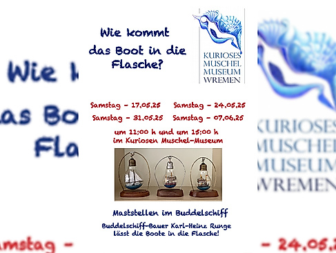 Wie kommt das Boot in die Flasche