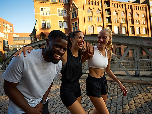 Spazieren gehen in Hamburg