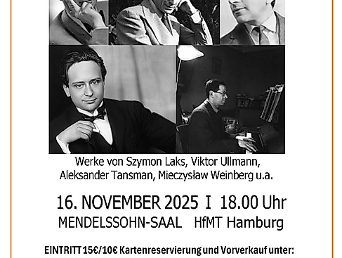 Musikalische Stolpersteine Konzert Hamburg